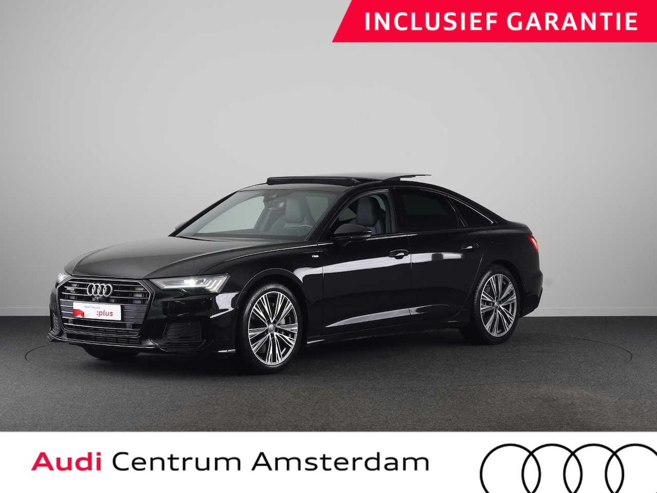 Audi A6 Limousine - 50 TFSI e quattro S edition 299pk | Panoramadak  Lederen bekleding | 360° Camera | Elektri - AutoWereld.nl