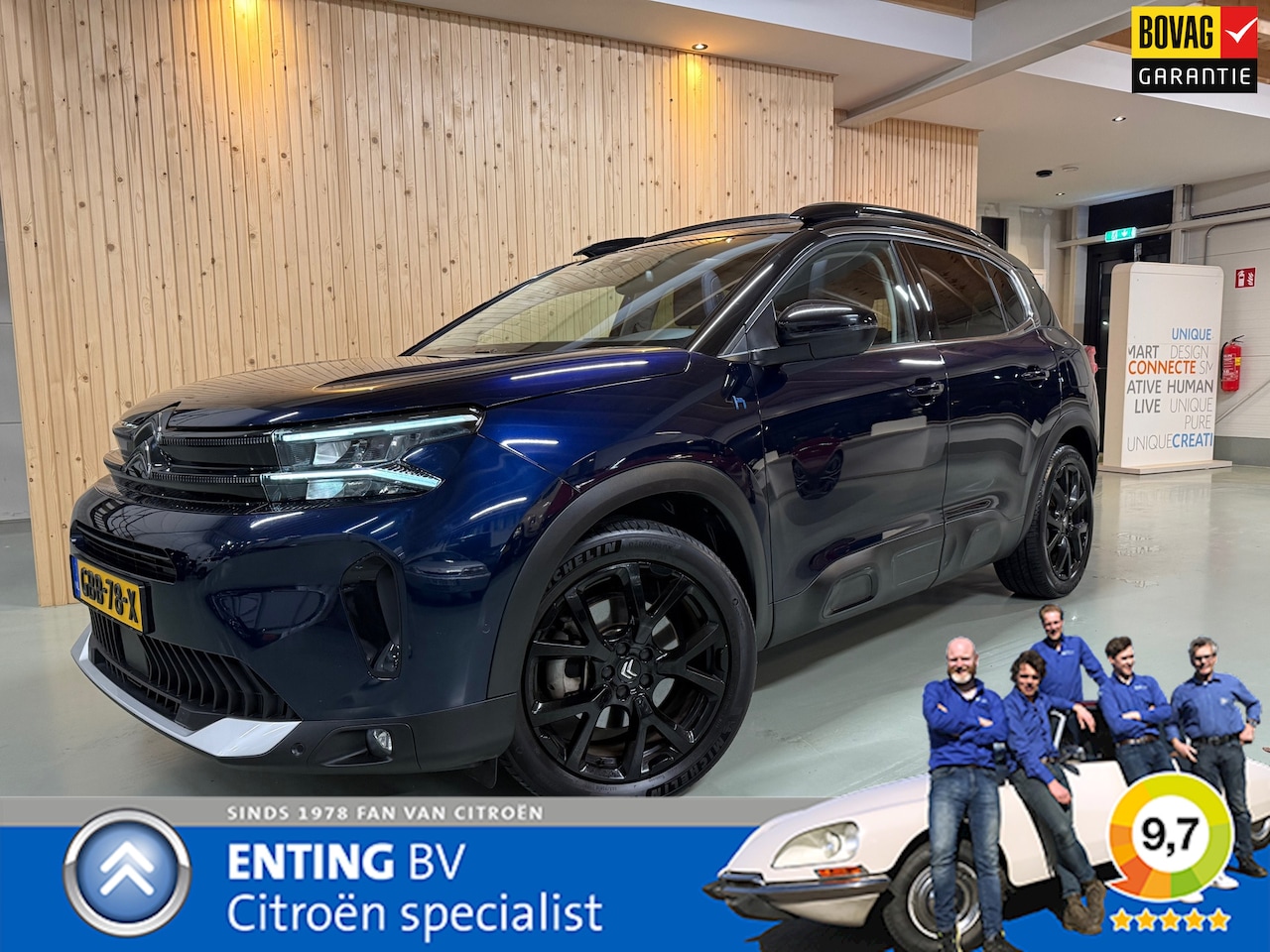 Citroën C5 Aircross - 1.6 Plug-in HYBRID SHINE PACK 225PK EAT8 VOLLEER MEMORY SEATS SCHUIFDAK - AutoWereld.nl