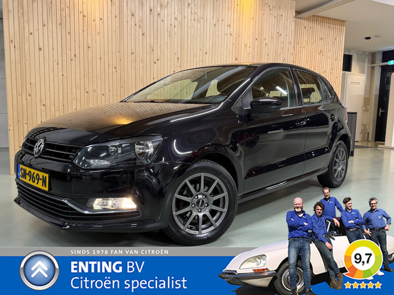 Volkswagen Polo - 1.0 COMFORTLINE LM VELGEN AIRCO + BLUETOOTH - AutoWereld.nl