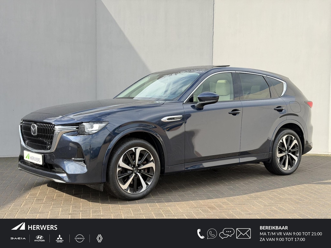 Mazda CX-60 - 2.5 e-SkyActiv PHEV Takumi / Panoramadak / Trekhaak Wegklapbaar / Lederen Bekleding / Came - AutoWereld.nl