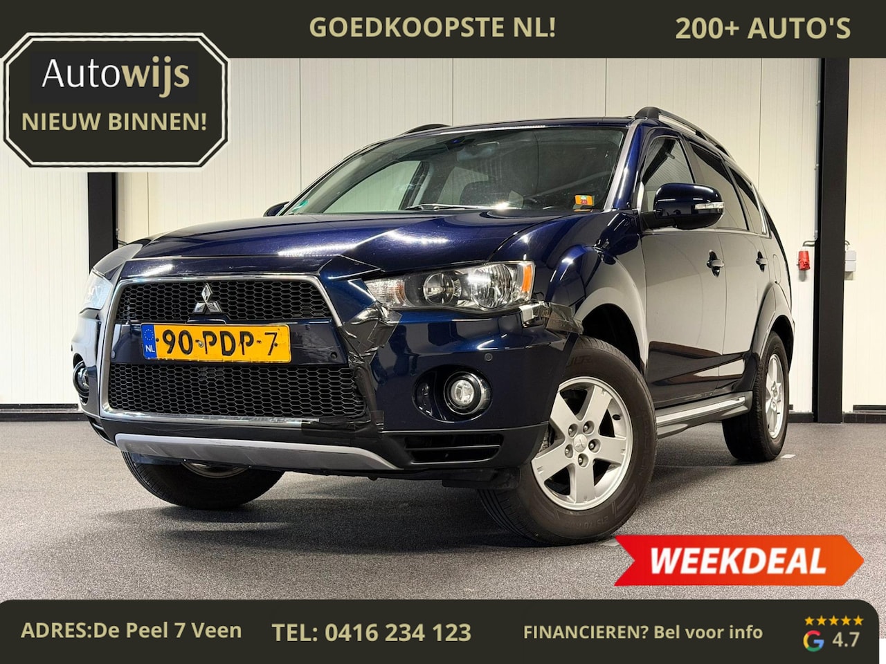 Mitsubishi Outlander - 2.0 Intro Edition|AUT|NL AUTO|PDC|TREKHAAK|Goed onderhouden - AutoWereld.nl