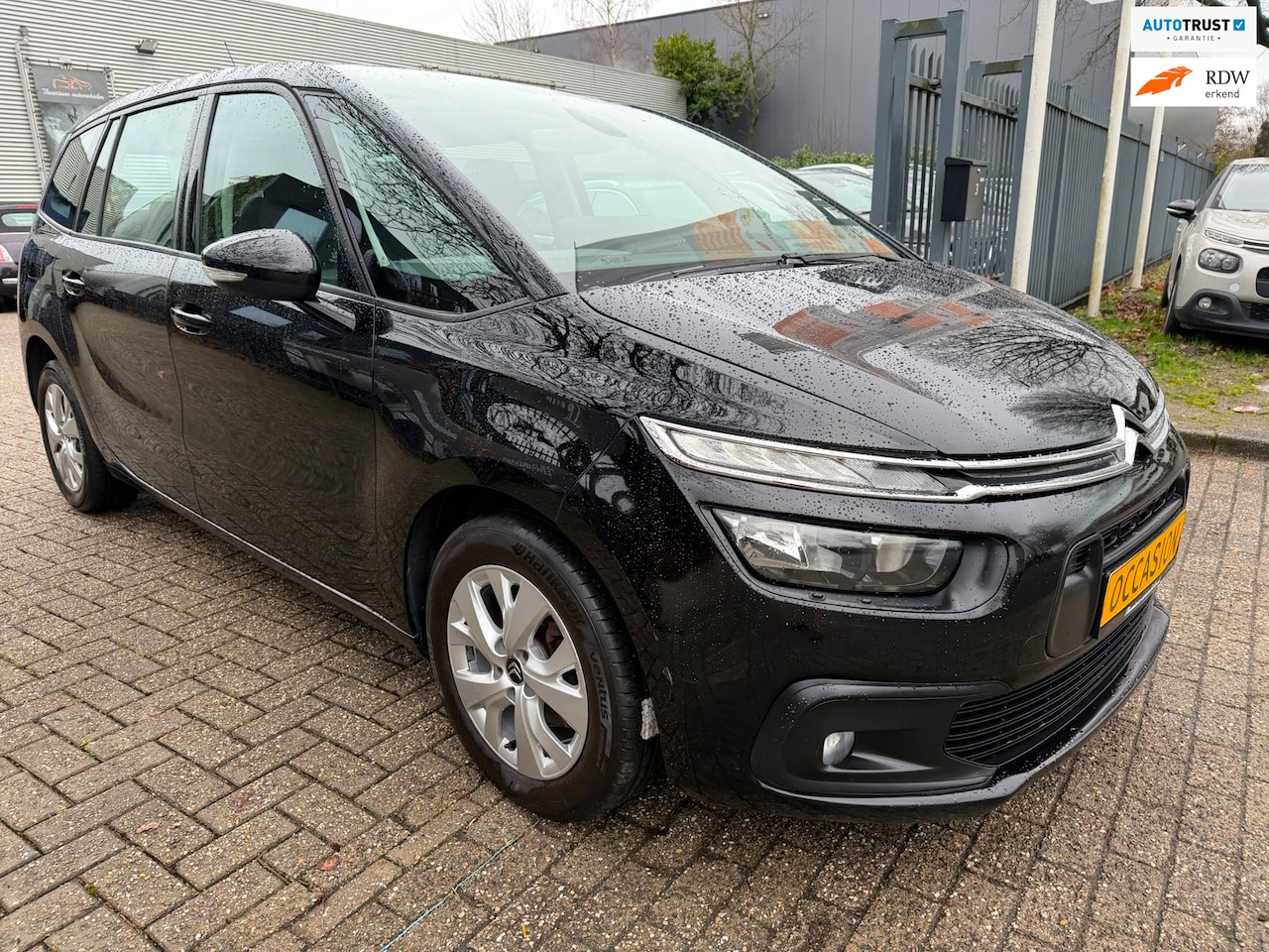 Citroën C4 SpaceTourer - 1.2 PureTech Selection 7 p, trekhaak, clima/airco, cruise, elec pakket nwe distributieriem - AutoWereld.nl