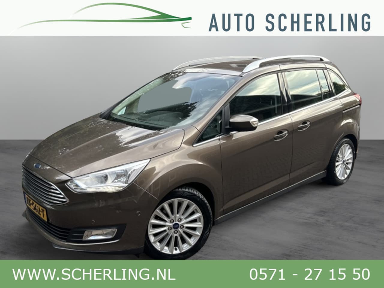Ford Grand C-Max - 1.0 125pk Titanium Navi, Clima, Trekhaak - AutoWereld.nl