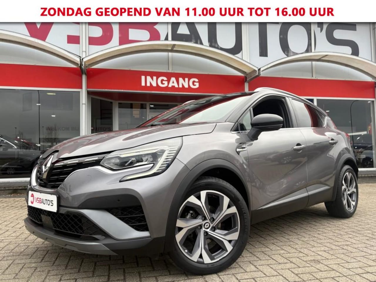 Renault Captur - 1.3 TCE MILD-HYBRID 160PK AUT. RS-LINE NAVI TREKHAAK CAMERA CARPLAY - AutoWereld.nl