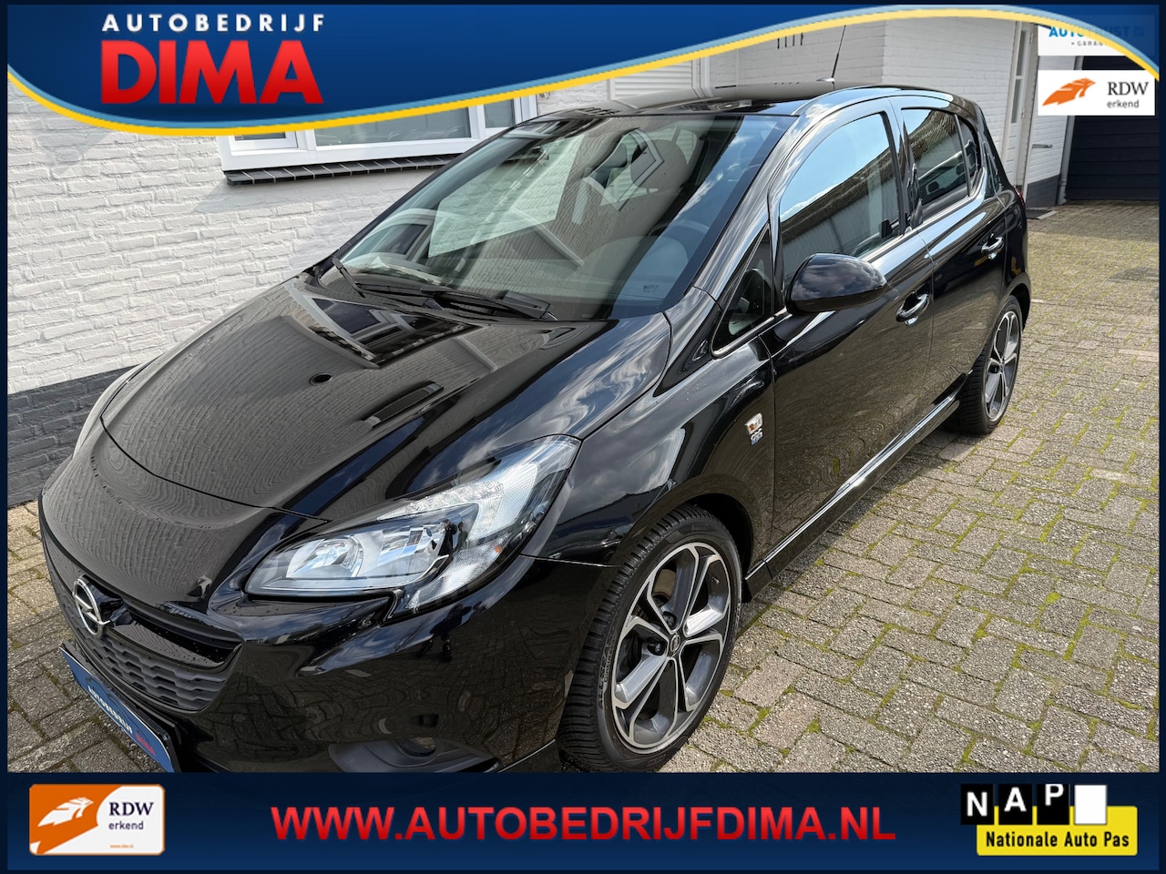 Opel Corsa - 1.4 Turbo Color Edition OPC-Line 150 Pk/ Navi/ Cruise Control/ Stuur+ Stoelverwarming/ PDC - AutoWereld.nl