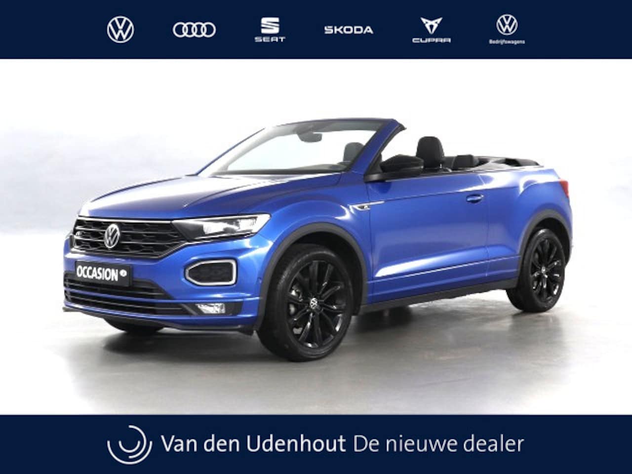 Volkswagen T-Roc Cabrio - 1.5 TSI 150pk Automaat R-Line BlackStyle / Alarm / Stoelverwarming / Adaptive Cruise - AutoWereld.nl