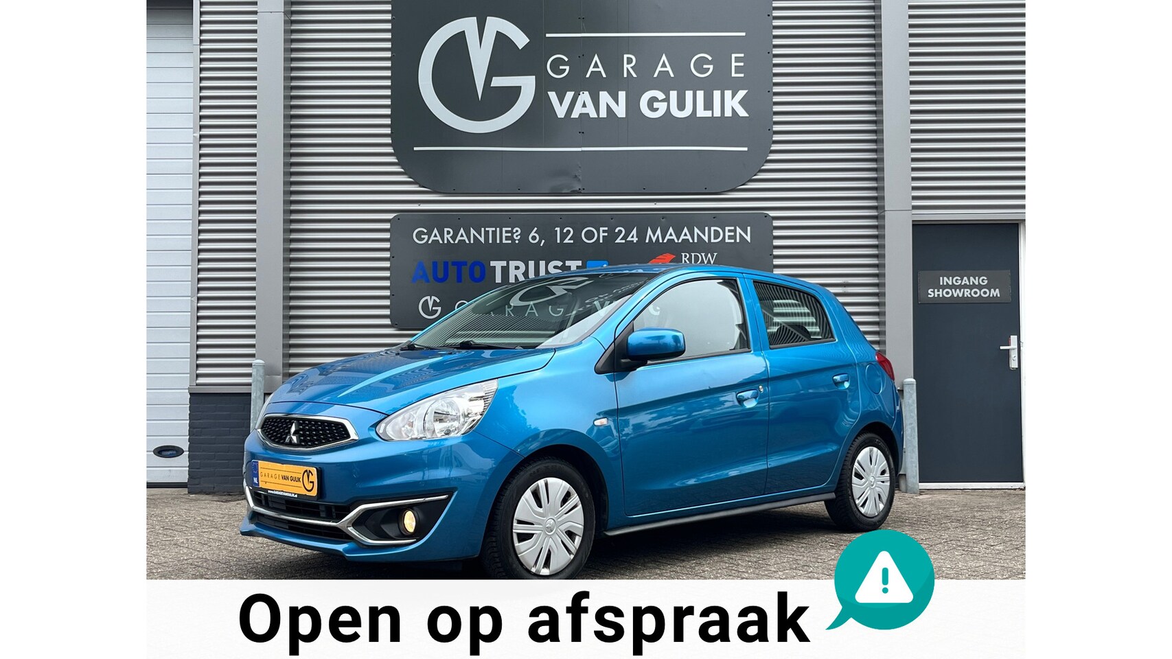 Mitsubishi Space Star - 1.0 71PK Airco,ElektrRamen,ElektrSpiegels,Isofix,Radio/Cd-Speler,Usb,Mistlampen - AutoWereld.nl