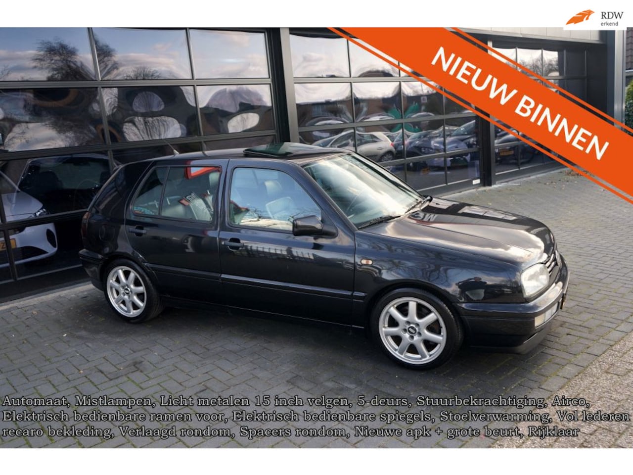 Volkswagen Golf - 2.8 VR6 2.8 VR6, Leder, Schuifdak, Airco, Stoelverwarming, Elek pakket - AutoWereld.nl