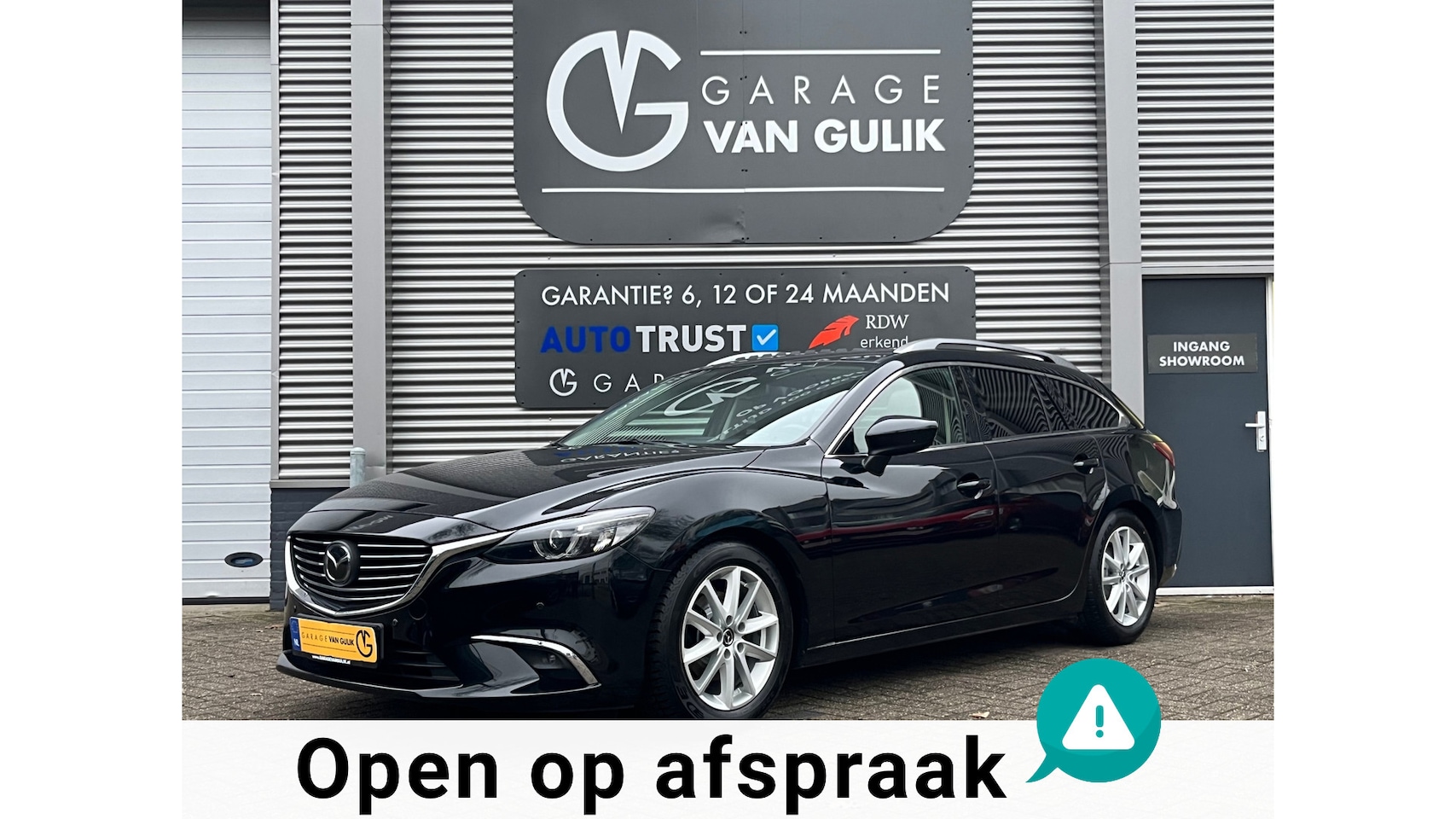 Mazda 6 Sportbreak - 2.5 SkyActiv-G GT-M 192PK Automaat,Trekhaak,Panodak,Navi,Clima,Cruise,Carplay,ElektrRamen+ - AutoWereld.nl