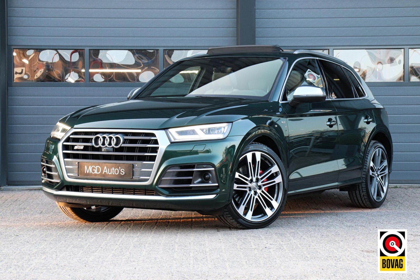 Audi SQ5 - 3.0 TFSI Quattro /PANODAK/LUCHTVERING/B&O/MEMORY/HUD/CARPLAY/STOELVERW./TREKHAAK! - AutoWereld.nl