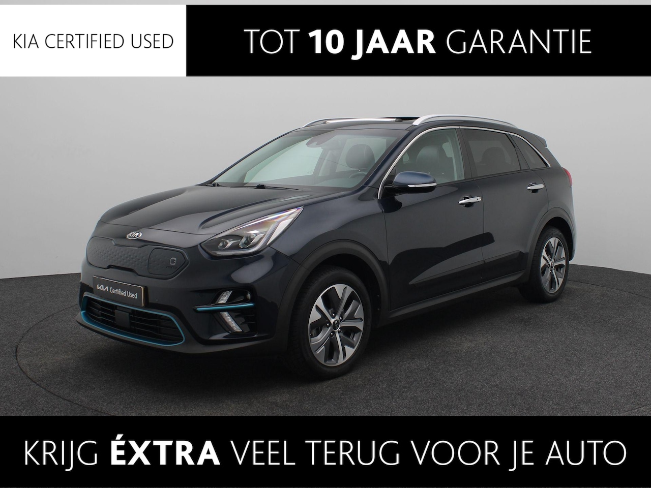 Kia e-Niro - DynamicPlusLine 64 kWh | Clima | 3 Fase | Stoel + Stuur verwaring | Leder | - AutoWereld.nl