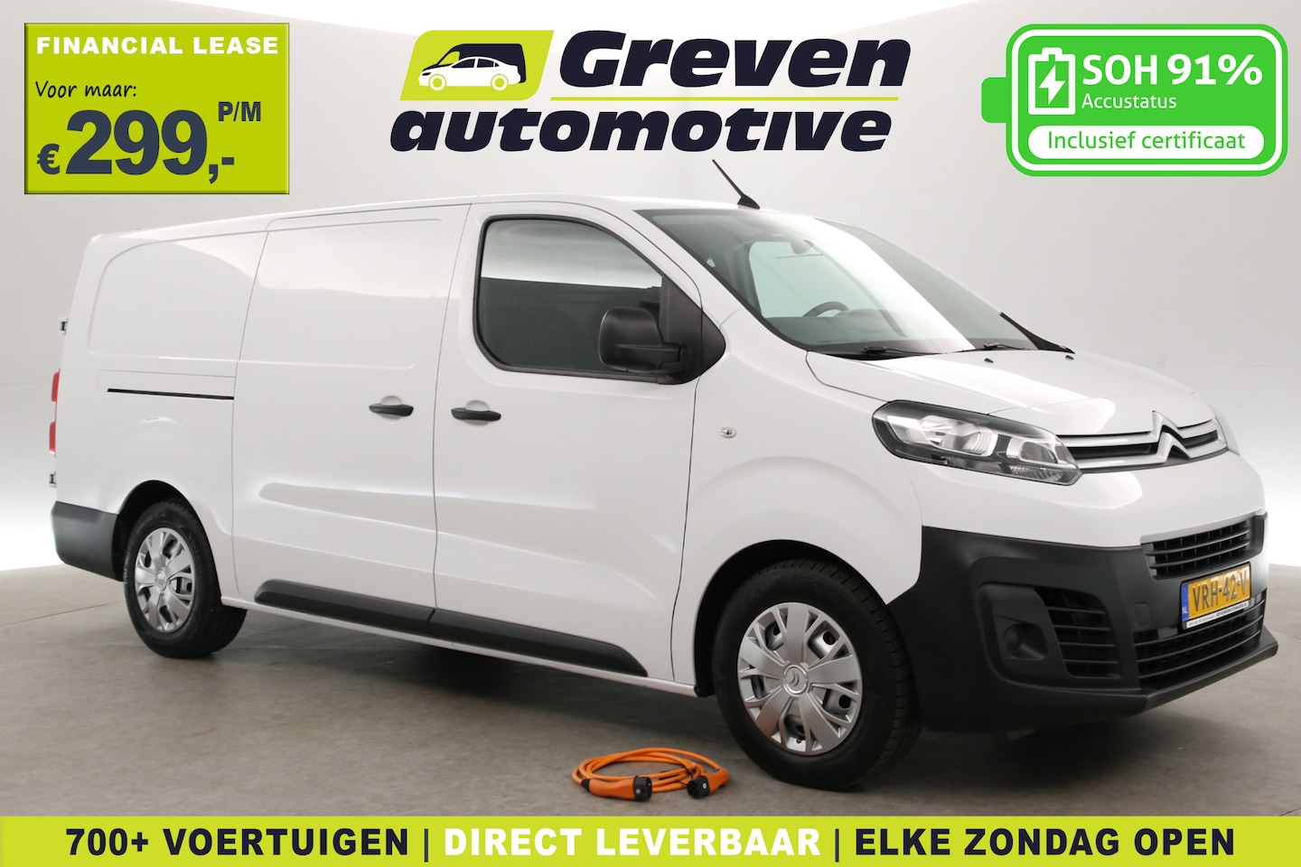 Citroën ë-Jumpy - eJumpy 75 kWh L3H1 | Snelladen | SOH 91% | Airco | Cruise | Camera | Carplay | Trekhaak - AutoWereld.nl