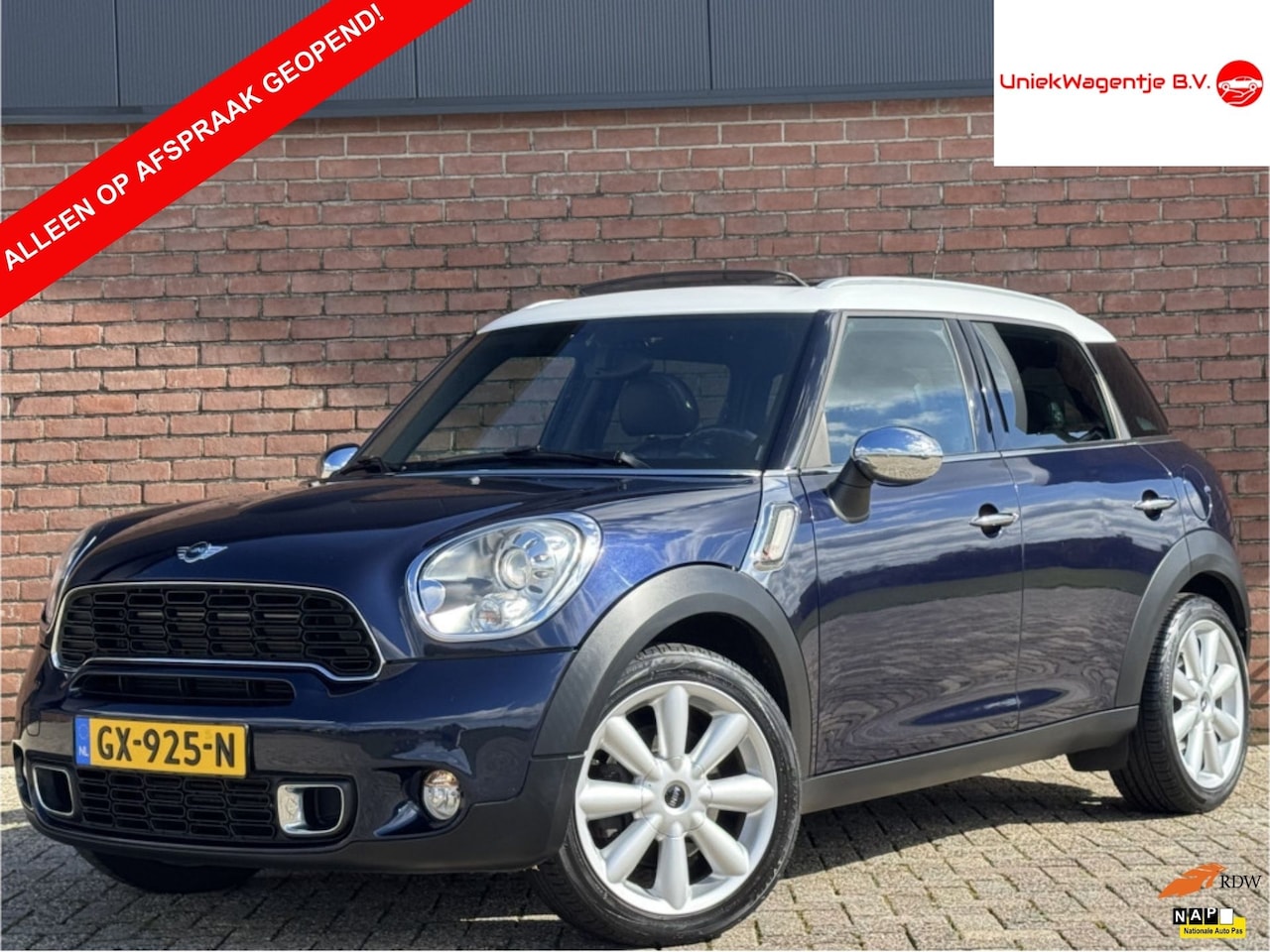 MINI Countryman - Mini 1.6 COOPER S | PANODAK! | LEDER! - AutoWereld.nl