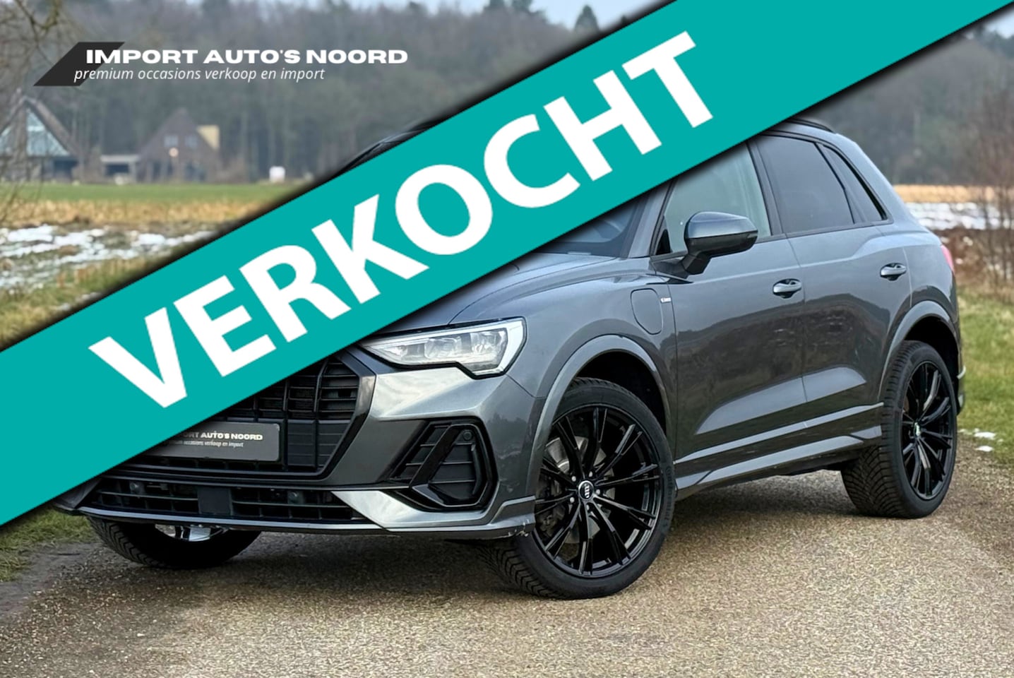 Audi Q3 - 45 TFSI e S edition 20 inch Lederen bekleding Lane assist Optiekpakket zwart - AutoWereld.nl
