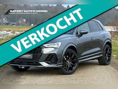 Audi Q3 - 45 TFSI e S edition 20 inch Lederen bekleding Lane assist Optiekpakket zwart