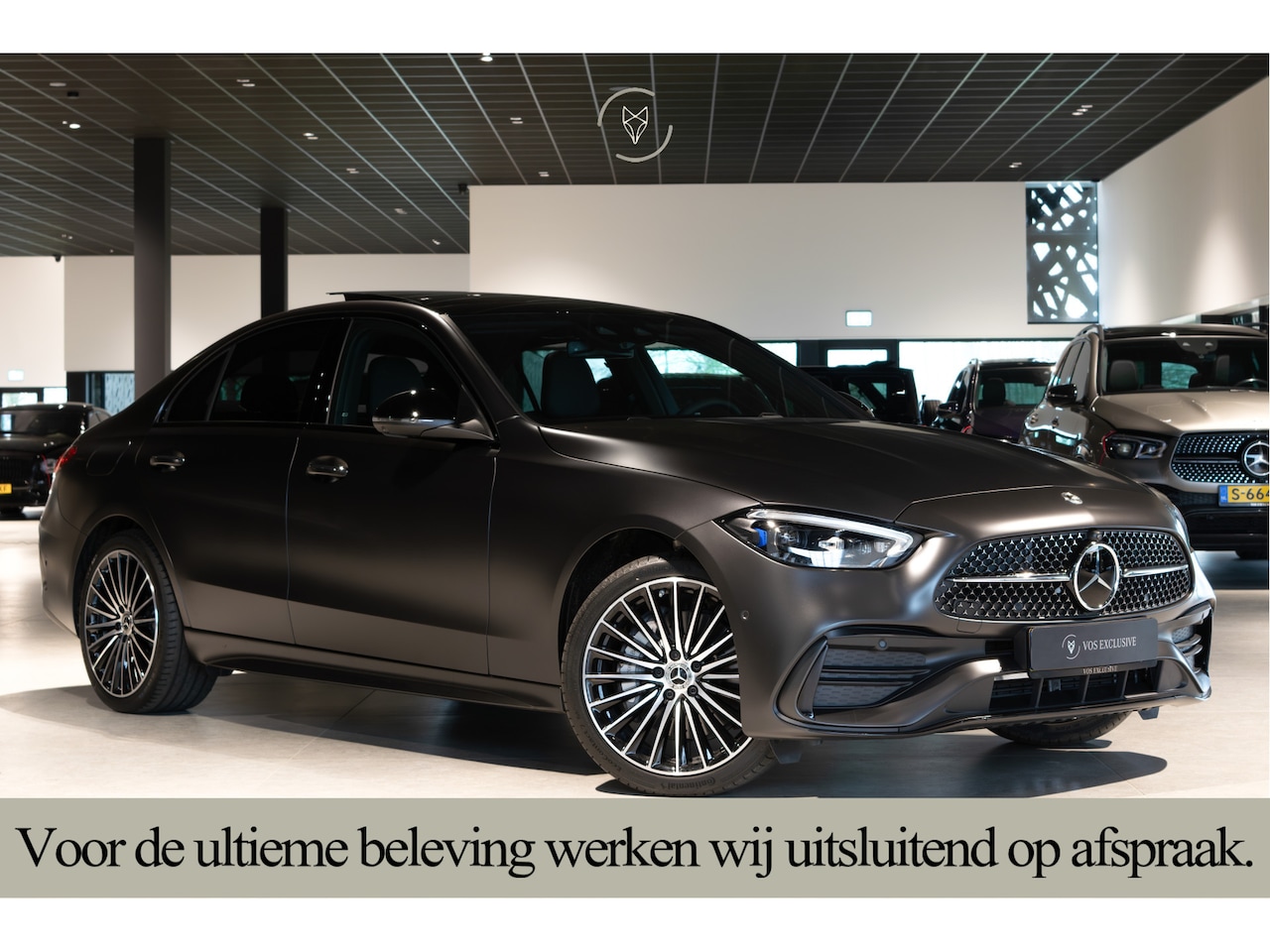 Mercedes-Benz C-klasse - 300 e AMG Magno|Nappa|Night|Rij-assistentie Plus|Keyless-Go|Stoelkoeling|Pano|360°|Burmest - AutoWereld.nl