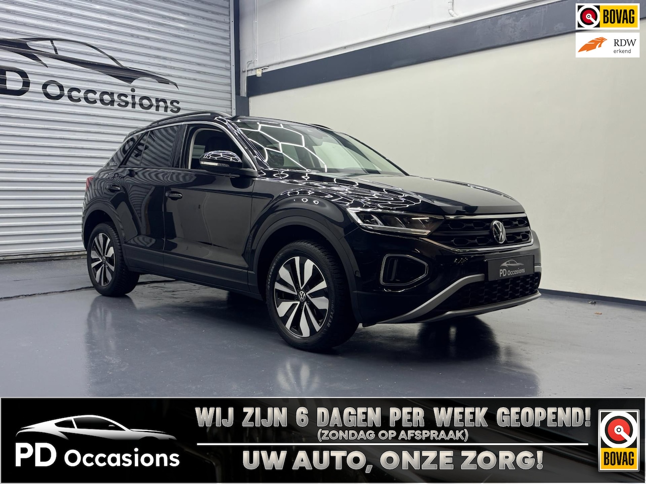 Volkswagen T-Roc - 1.5 TSI Goal Edition - Half leer - Clima - Stoelverw. - Dode hoek - Carplay - AutoWereld.nl