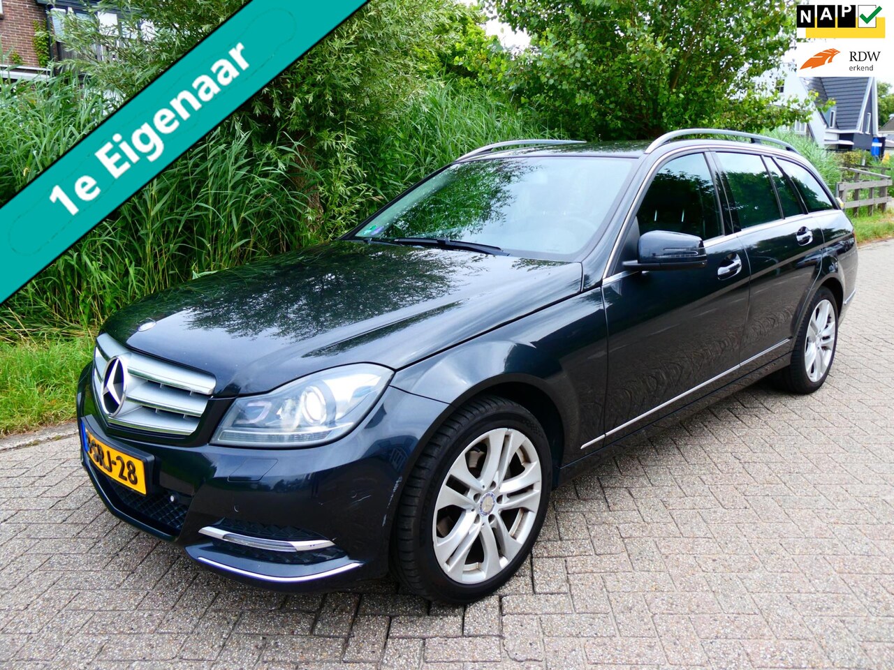 Mercedes-Benz C-klasse Estate - 180 Automaat 156pk 1e eig. LED Navi Xenon - AutoWereld.nl