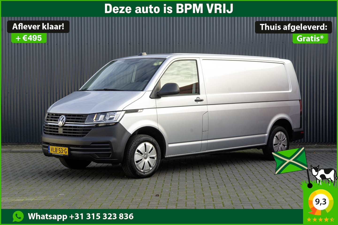 Volkswagen Transporter - T6.1 2.0TDI | L2H1 | Airco | Cruise | Trekhaak - AutoWereld.nl
