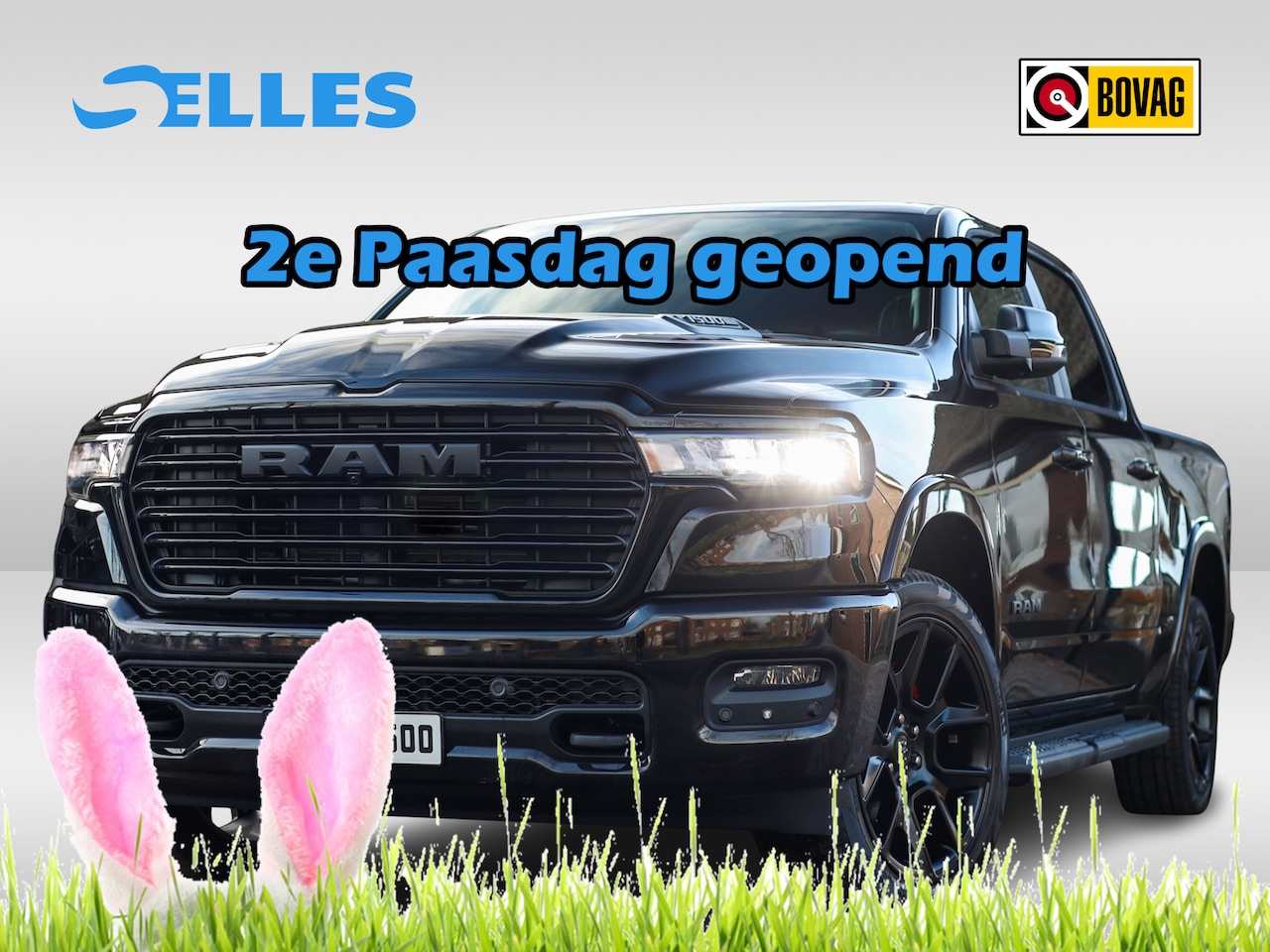 Dodge Ram 1500 - 2025 3.0L HURRICANE LARAMIE Night | BPM VRIJ | NIEUW  | LPG | Deksel  | Panoramadak - AutoWereld.nl