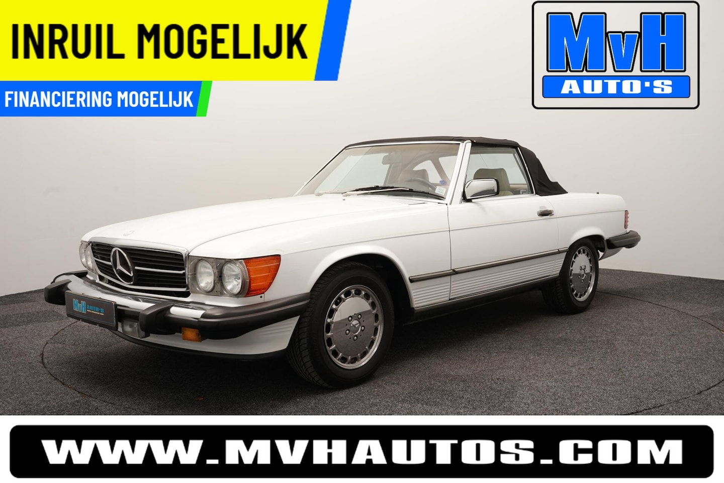 Mercedes-Benz SL-klasse Cabrio - 560 SL|Roestvrij-Californische klassieker - AutoWereld.nl