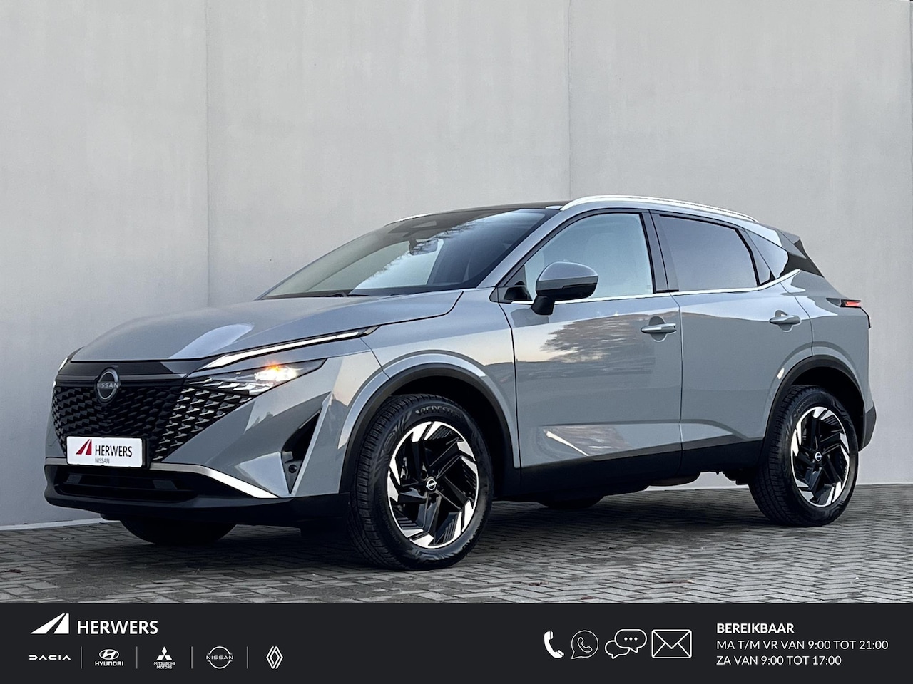 Nissan Qashqai - 1.3 MHEV Xtronic N-Connecta / Fabrieksgarantie tot 03-2028 / Facelift Nieuw Model / Panor - AutoWereld.nl