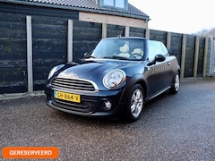 MINI Cabrio - 1.6 One Chili leder, stoelverwarming, climate contr