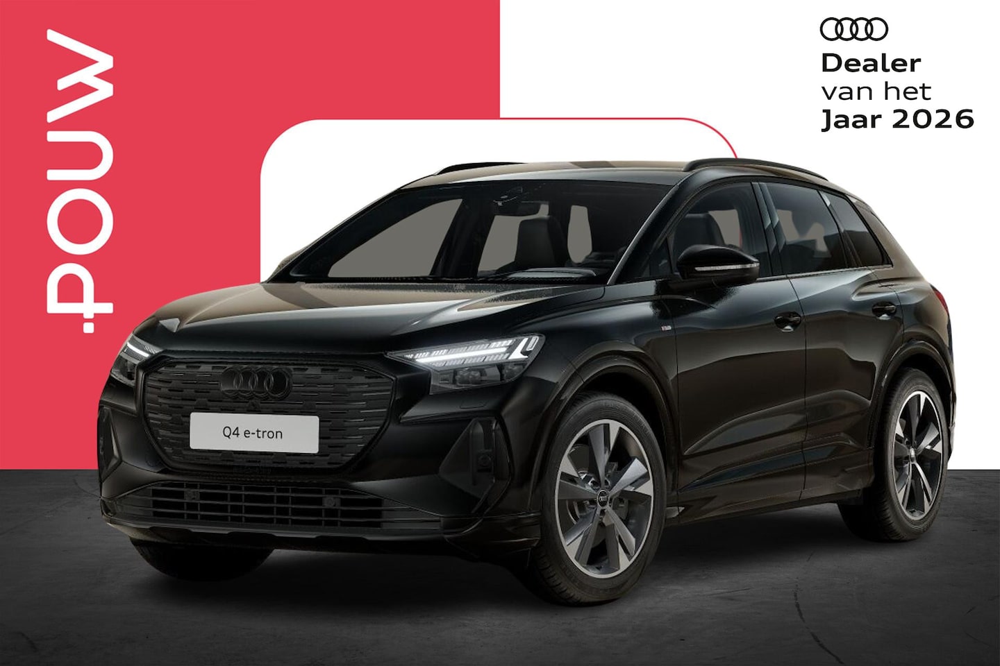 Audi Q4 e-tron - 45 quattro 286pk S Edition Competition 82 kWh | Navigatiepakket | Trekhaak Wegklapbaar - AutoWereld.nl