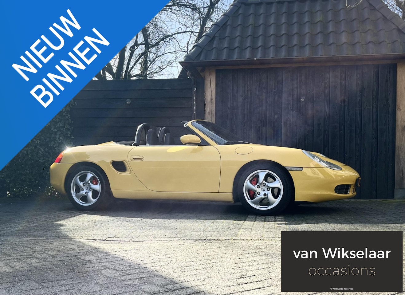 Porsche Boxster S - 3.2 Tiptronic 2002 - SPEED YELLOW - AutoWereld.nl
