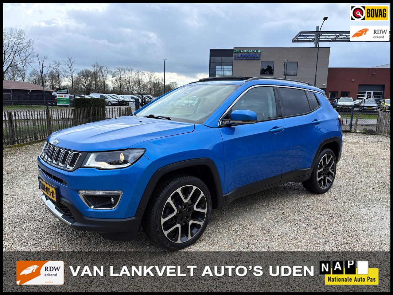 Jeep Compass - 1.4 140pk Limited BEATS audio, Leder, Schuifdak, Keyless - AutoWereld.nl