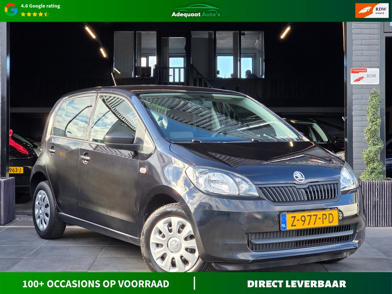 Skoda Citigo - 1.0 Greentech Active|Airco|5 deuren|El.ramen - AutoWereld.nl