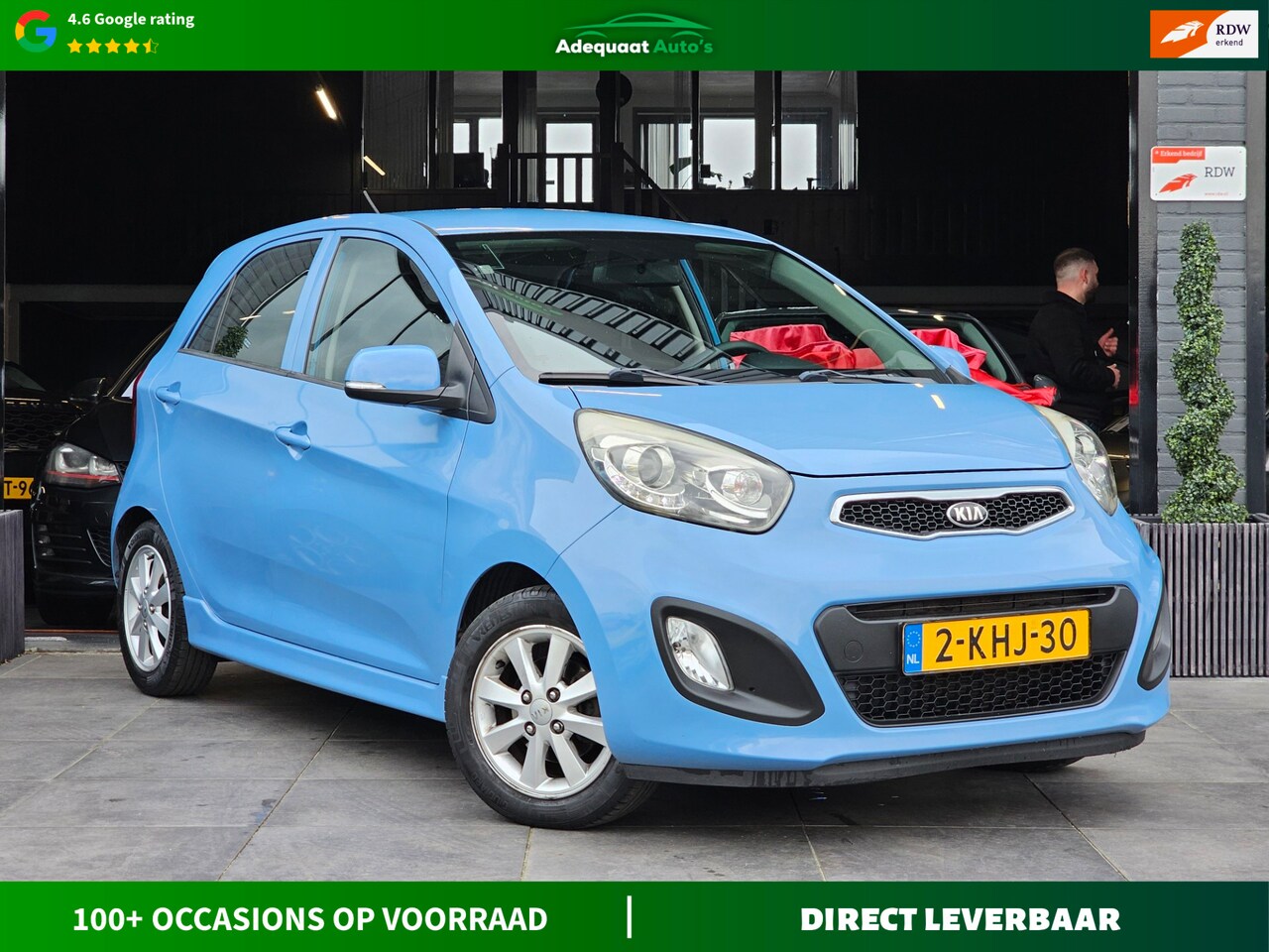 Kia Picanto - 1.0 CVVT ISG Plus Pack|Cruise Control|Airco|NAP - AutoWereld.nl