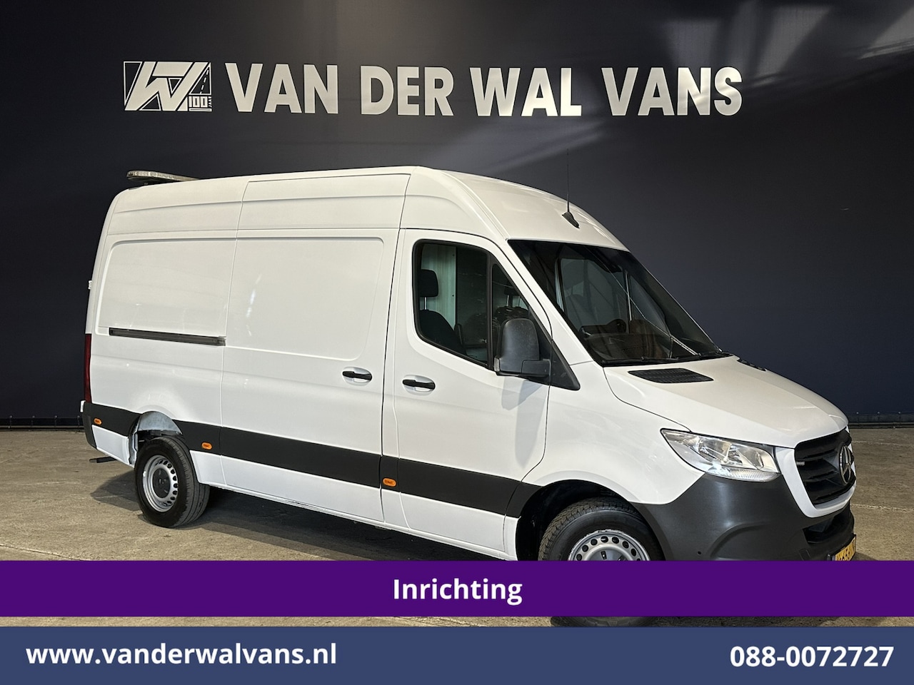Mercedes-Benz Sprinter - 316 CDI 164pk 3500kg Trekhaak L2H2 Inrichting Euro6 Airco | Camera | Apple Carplay Android - AutoWereld.nl