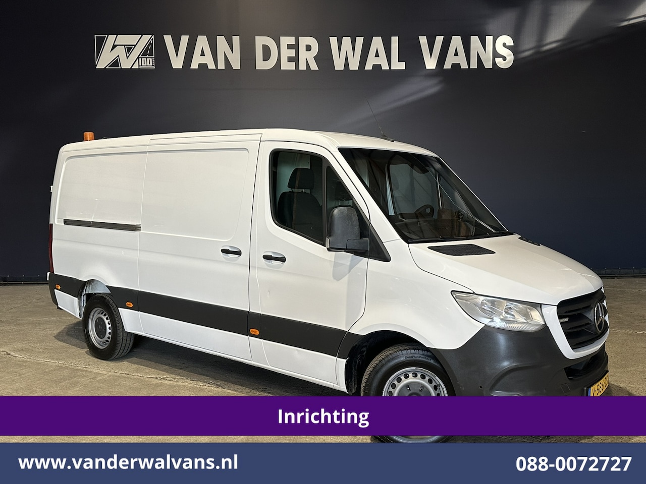 Mercedes-Benz Sprinter - 316 CDI 164pk 3500kg Trekhaak L2H1 Inrichting Euro6 Airco | Camera | Apple Carplay Android - AutoWereld.nl