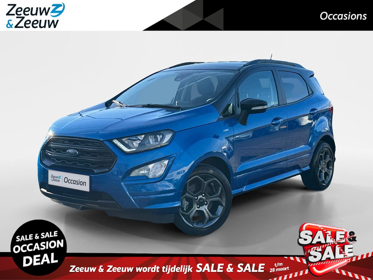 Ford EcoSport - 1.0 EcoBoost ST-Line |Winterpack| Apple Carplay/Android Auto|12 maanden Bovag Garantie| - AutoWereld.nl