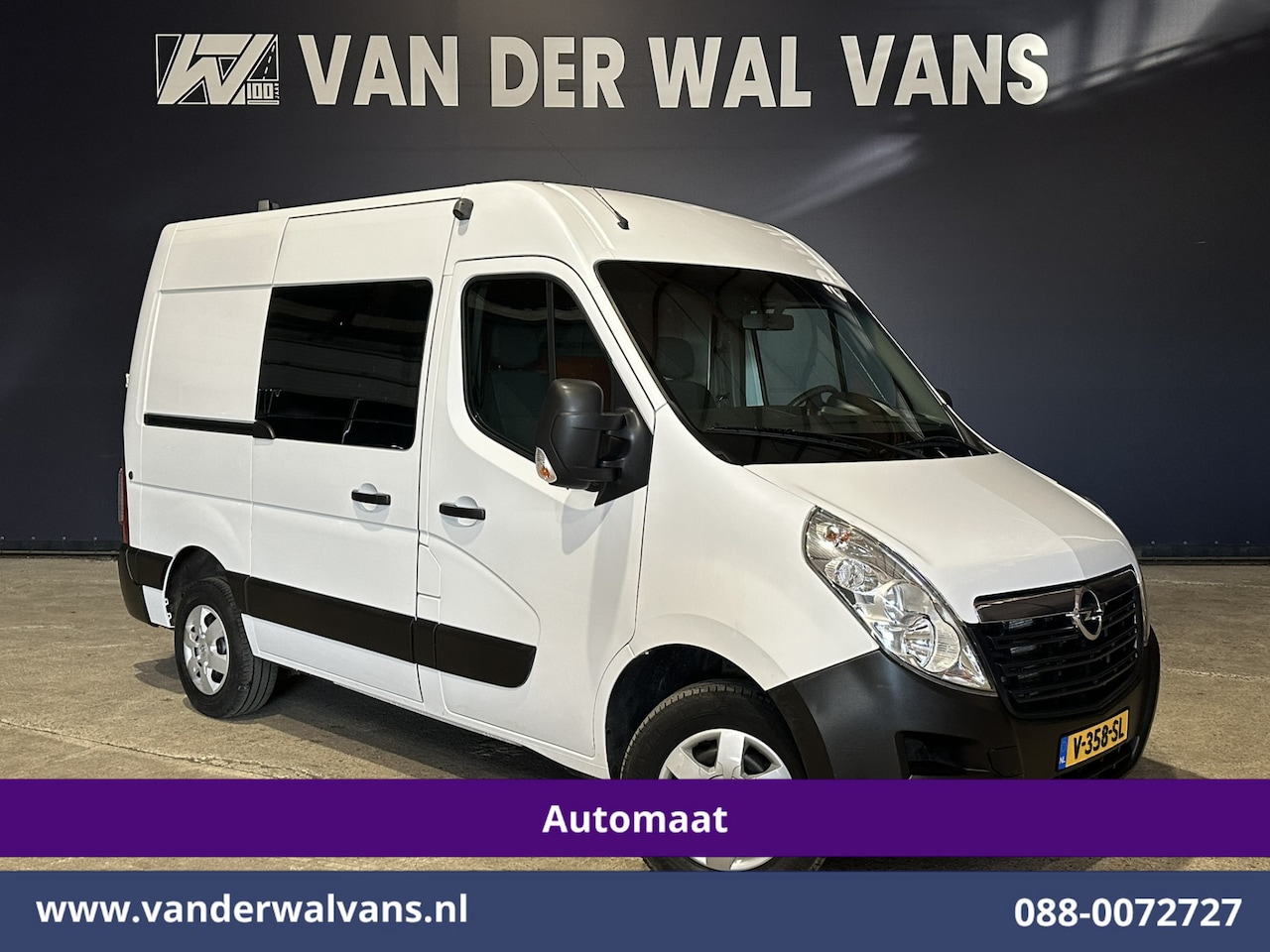 Opel Movano - 2.3 CDTI 170pk Automaat L1H2 Inrichting Euro6 Airco | Camera | Omvormer | Cruisecontrol Pa - AutoWereld.nl
