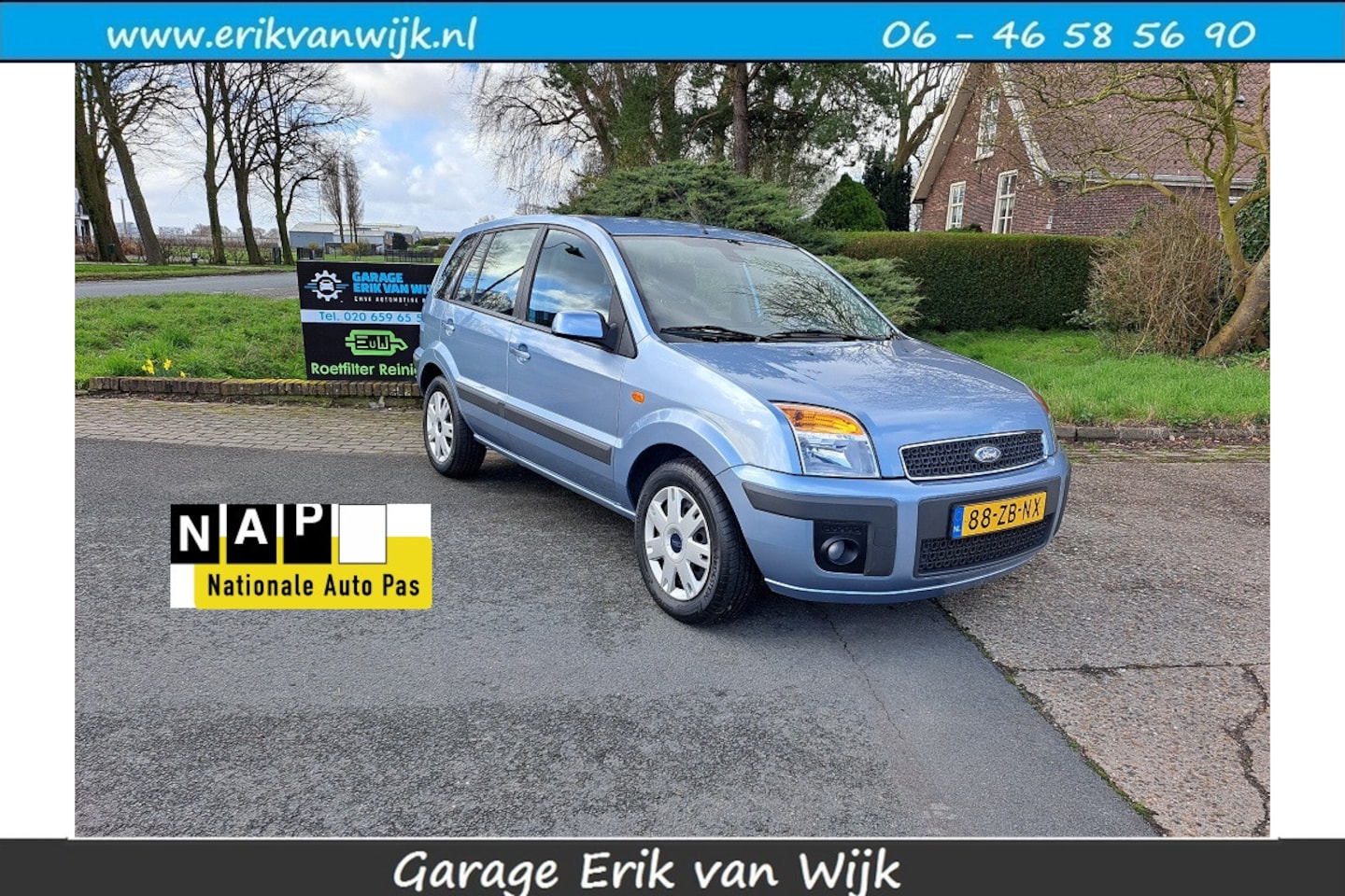 Ford Fusion - 1.6-16V Ghia Automaat/Airco - AutoWereld.nl