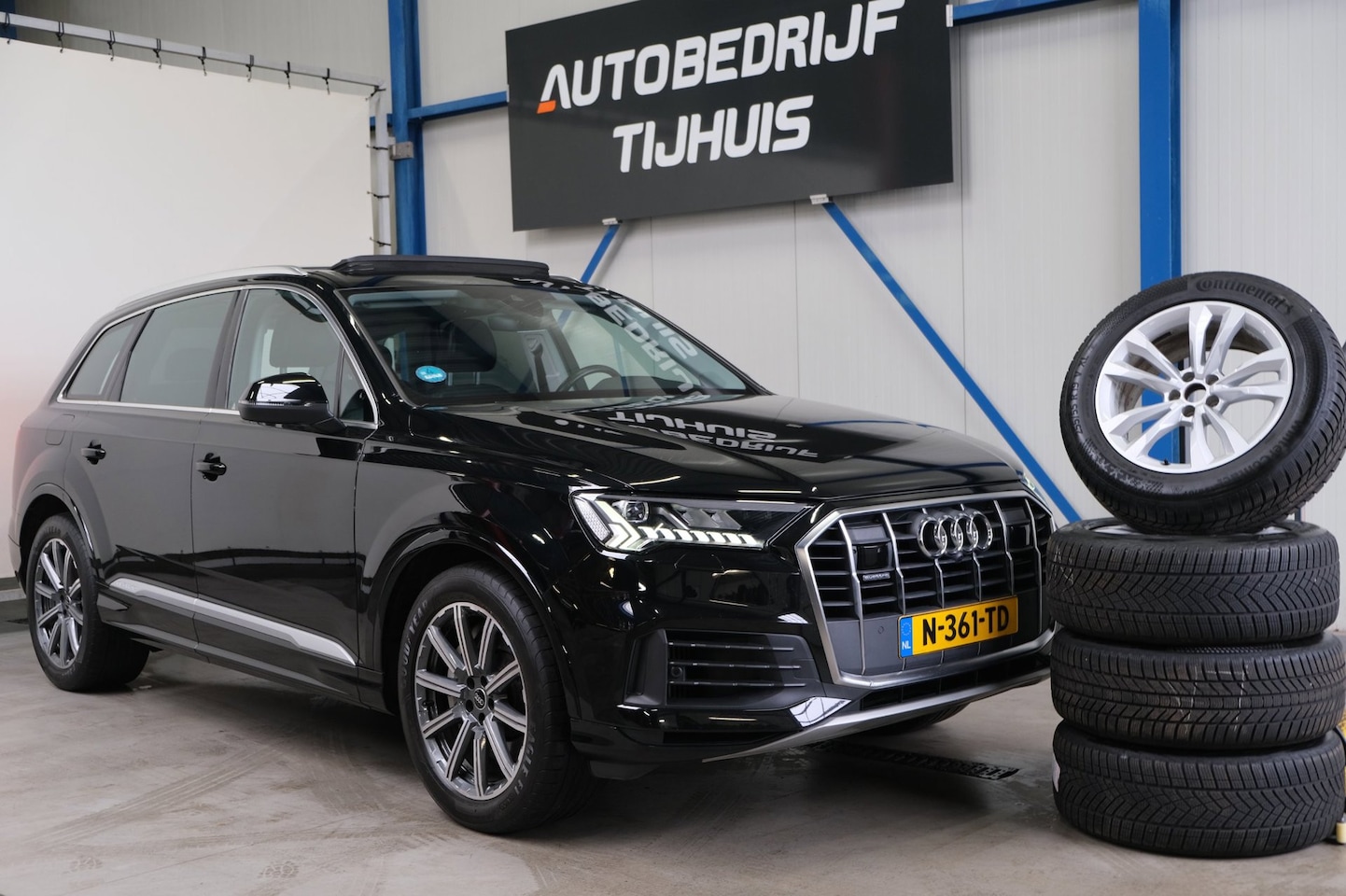 Audi Q7 - 55 TFSI e quattro Pro Line Advanced - N.A.P. Airco, Cruise, Luchtvering, Camera, PDC, Trek - AutoWereld.nl