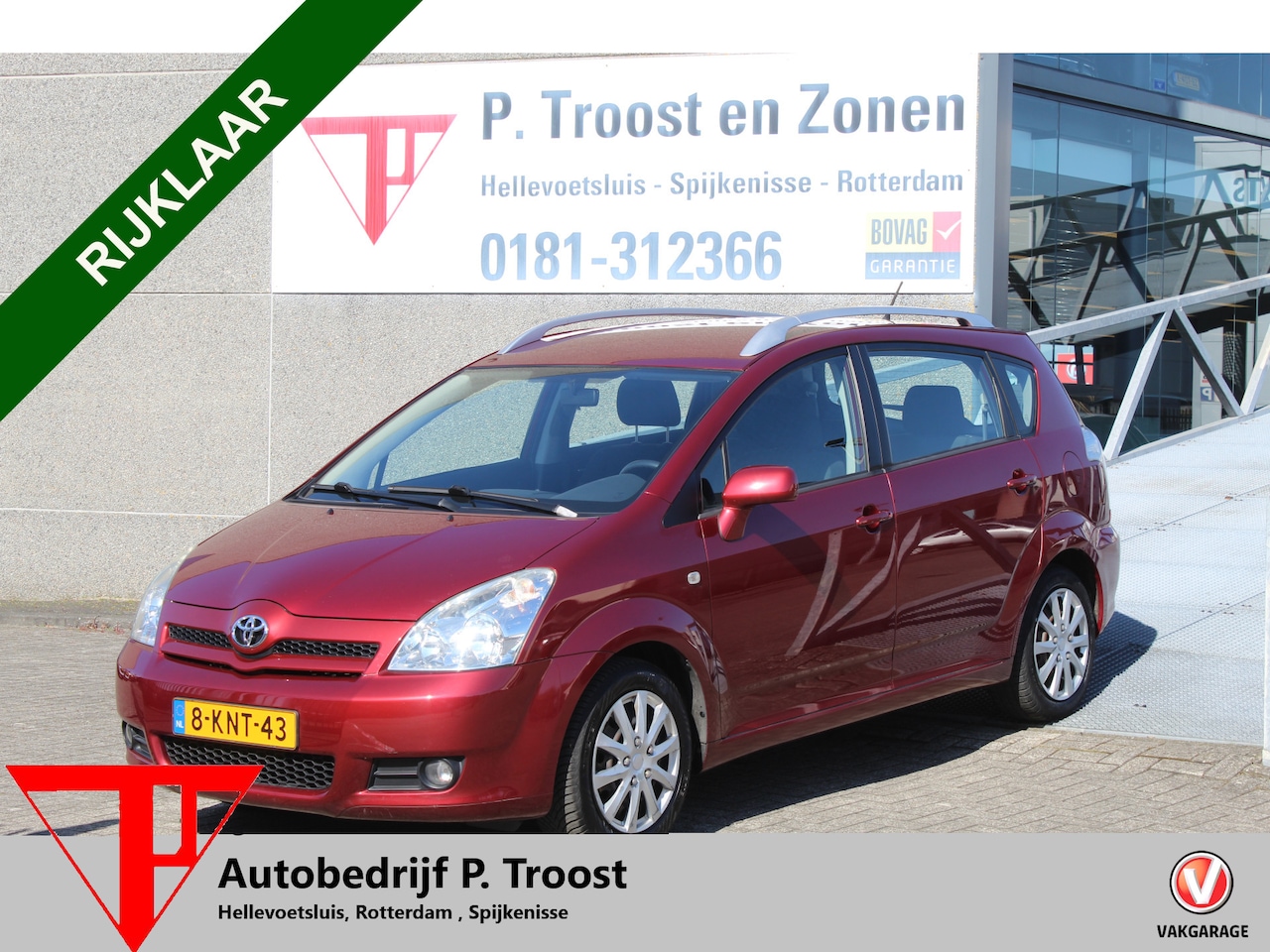 Toyota Verso - 1.8 VVT-i Terra 7p. MEENEEMPRIJS!!/Automaat/Airco/Navigatie/Trekhaak/Radio/Multifunctionee - AutoWereld.nl