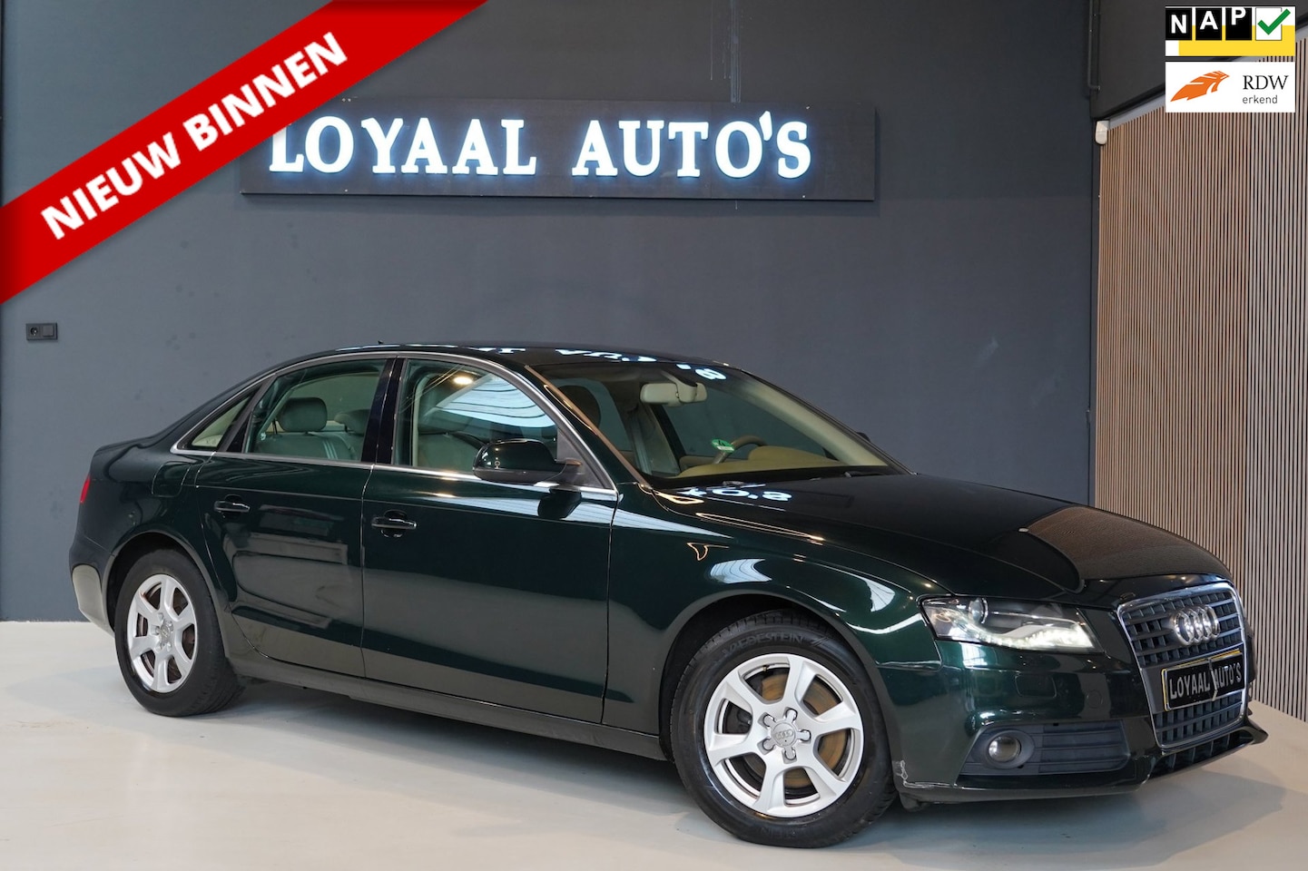 Audi A4 Limousine - 1.8 TFSI Pro Line Business | NAVI | AIRCO | CRUISE | PDC | LEDER | NAP | APK. - AutoWereld.nl