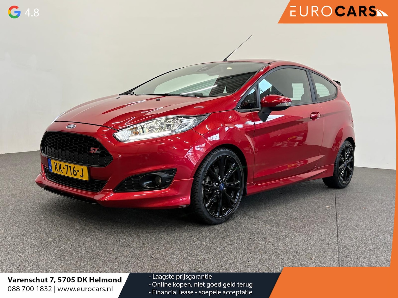 Ford Fiesta - 1.0 EcoBoost ST Line Navigatie Parkeersensoren achter Cruise Control Climate Control Licht - AutoWereld.nl