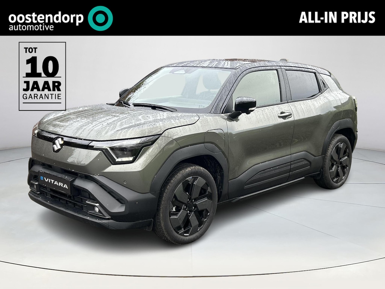 Suzuki e Vitara - Style 61 kWh **NIEUWE BI-TONE KLEUR LAND BREEZE/ BLUISH BLACK/ PANORAMA/ NIEUWE AUTO** - AutoWereld.nl