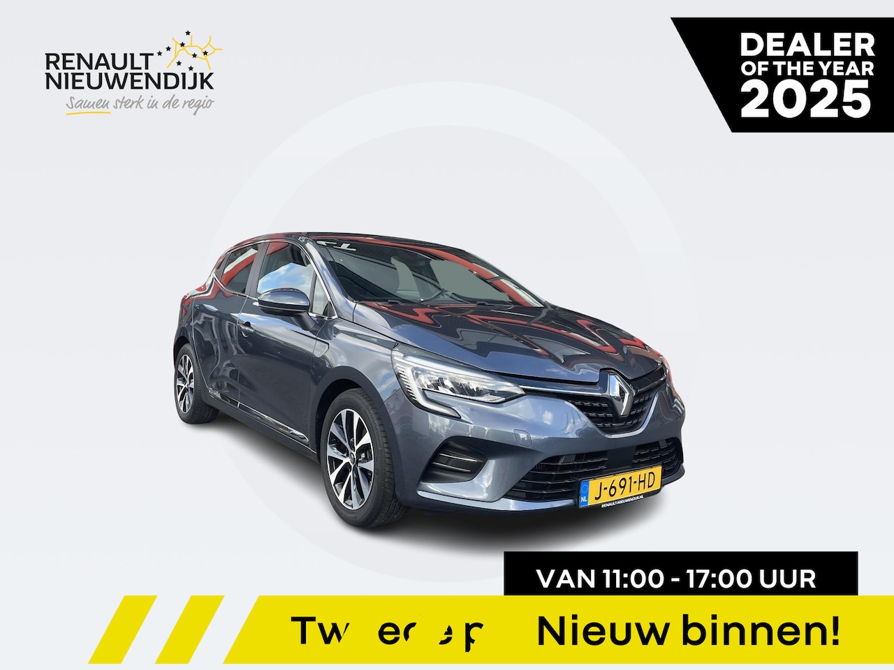Renault Clio - 1.0 TCe Bi-Fuel Intens / LPG / PARKEERSENSOREN / CRUISE CONTROL / APPLE & ANDROID CARPLAY - AutoWereld.nl