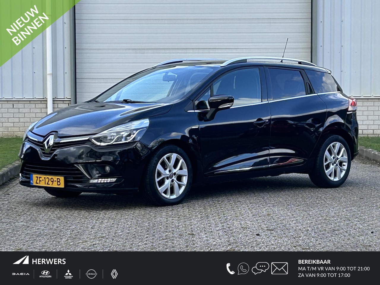 Renault Clio Estate - 0.9 Limited / Navigatie / Lichtmetalen Velgen / 1e Eigenaar / Dealer Onderhouden / Parkeer - AutoWereld.nl