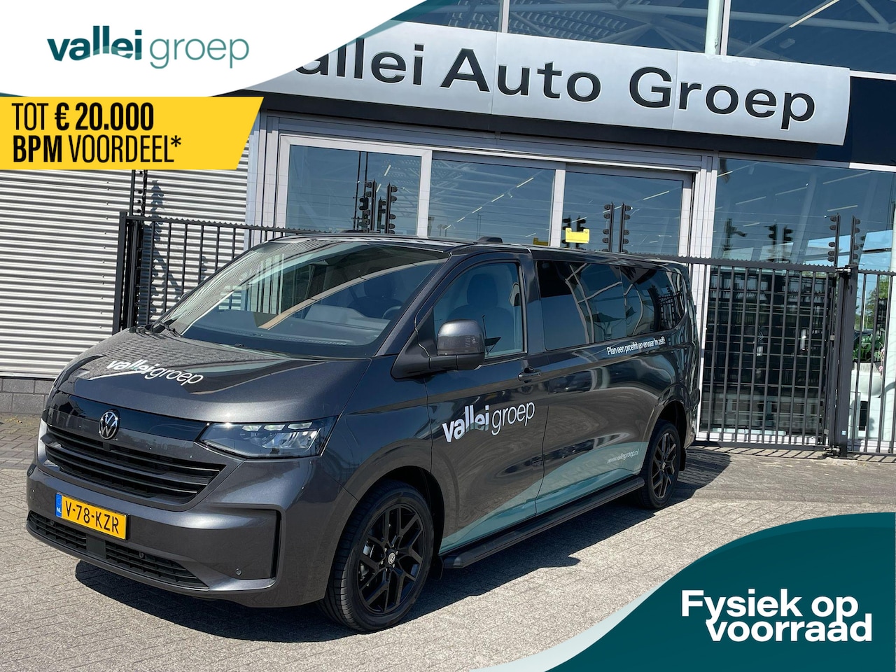 Volkswagen Transporter - 2.0 TDI L2H1 30 Style | LED koplampen | Navigatie | 19 inch lm velgen | Achterdeurspoiler - AutoWereld.nl