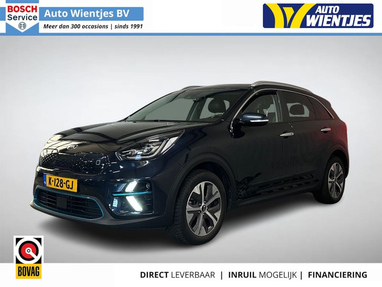 Kia e-Niro - ExecutiveLine 64kWh 3-Fase | SOH 100% | Leer | Navi - AutoWereld.nl
