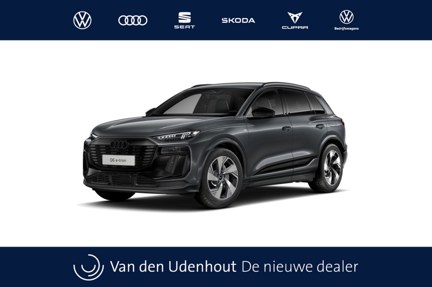 Audi Q6 e-tron - 252 1AT S edition Automaat | Adaptive air suspension | Exterieurpakket zwart - AutoWereld.nl
