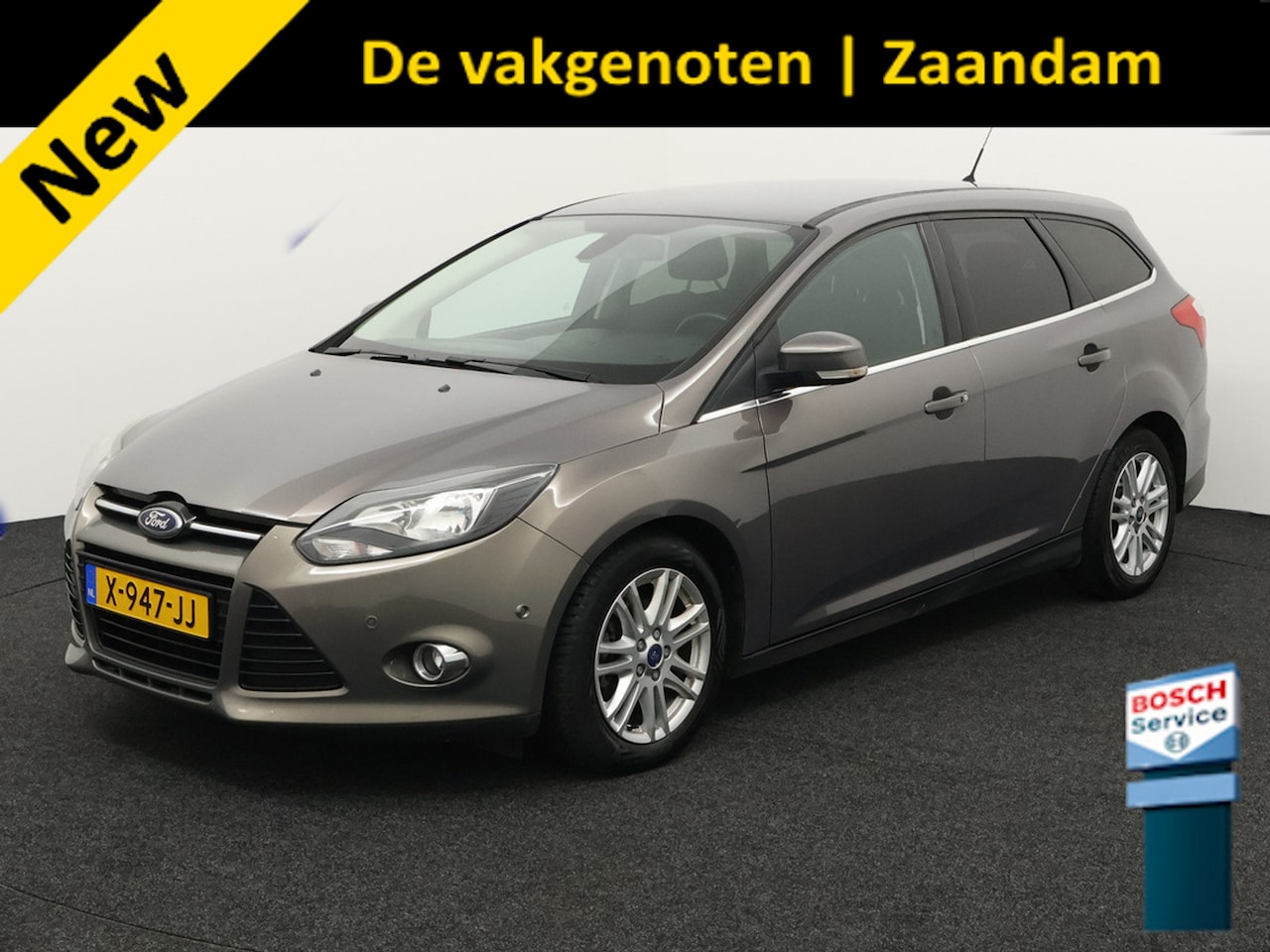 Ford Focus Wagon - 1.0 EcoBoost Titanium Airco, Boordcomputer, Cruise control, Regensensor, ruitensproeiers/w - AutoWereld.nl