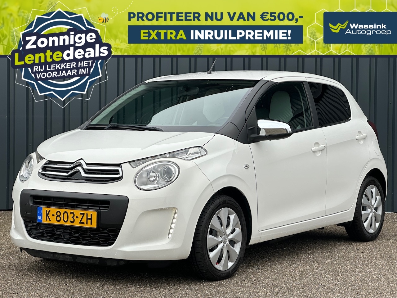 Citroën C1 - 1.0 VTi 5DRS Feel | LENTEDEALS I Pack Comfort I Airco | Bluetooth | Multifunctioneel Stuur - AutoWereld.nl