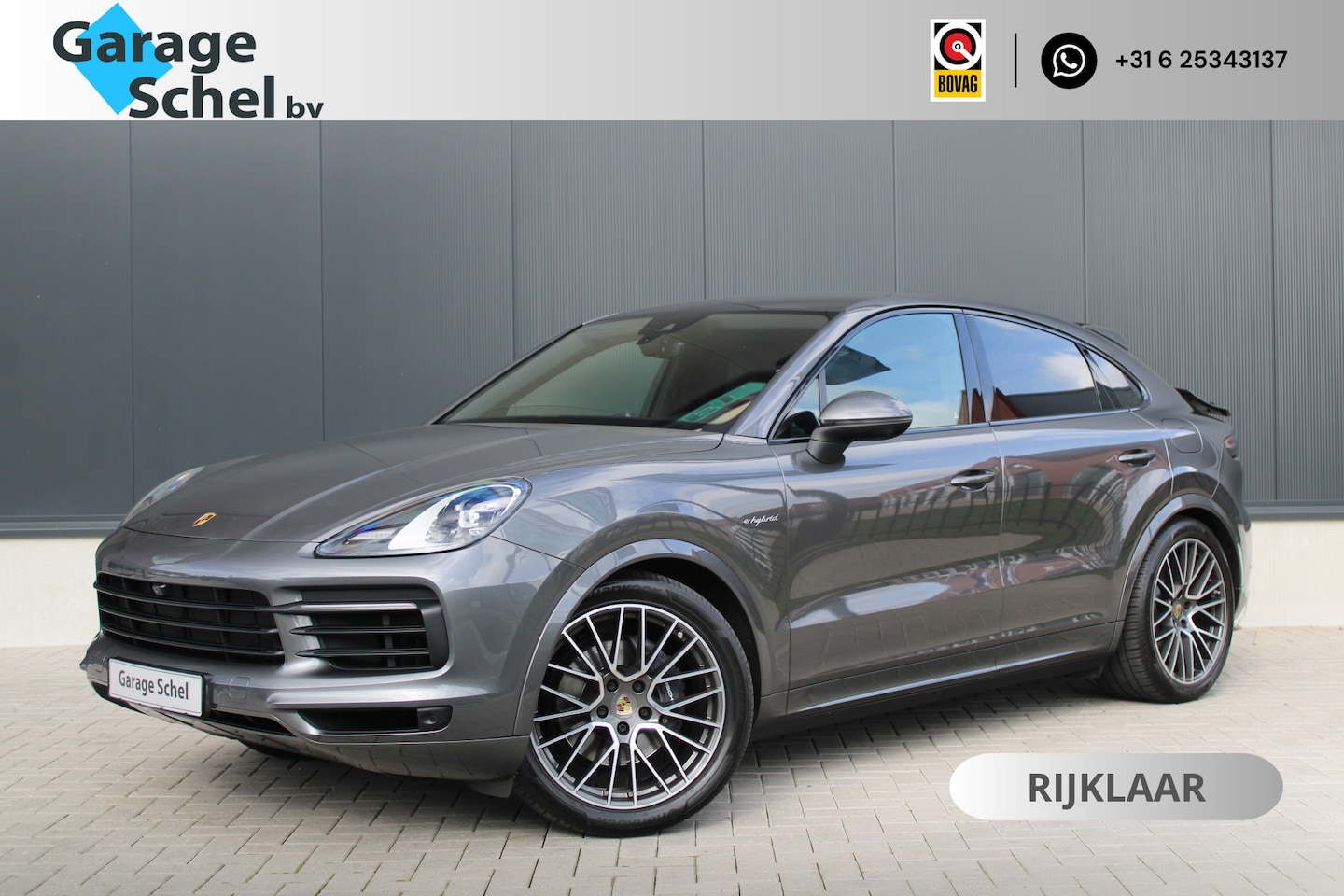 Porsche Cayenne Coupé - 3.0 E-Hybrid - Luchtvering - Sport Chrono - 360 Camera - Adapt Sportstoelen - Leder - Carp - AutoWereld.nl